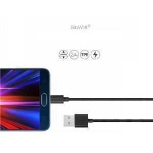 BLITZWOLF Kabel MicroUSB Quick Charge 2.4A BW-CB7